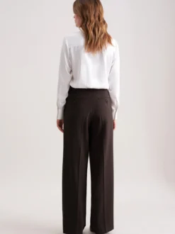 Seidensticker Damen Stoffhose - Regular Fit in braun