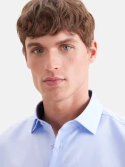 Seidensticker Herren Business Hemd - Shaped Fit in blau