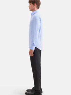 Seidensticker Herren Business Hemd - Shaped Fit in blau