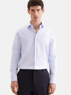 Seidensticker Herren Business Hemd - Regular Fit in hellblau