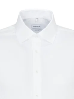 Seidensticker Herren Business Hemd - Shaped Fit in weiß