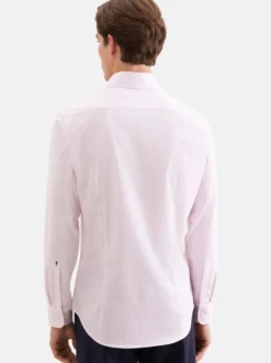 Seidensticker Herren Business Hemd - Slim Fit in rosa weiß