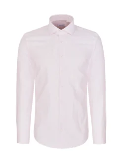 Seidensticker Herren Business Hemd - Slim Fit in rosa weiß