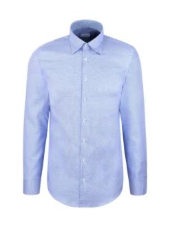 Seidensticker Herren Business Hemd - X-Slim Fit in blau