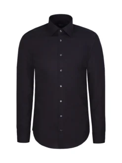 Seidensticker Herren Business Hemd - Slim Fit in schwarz
