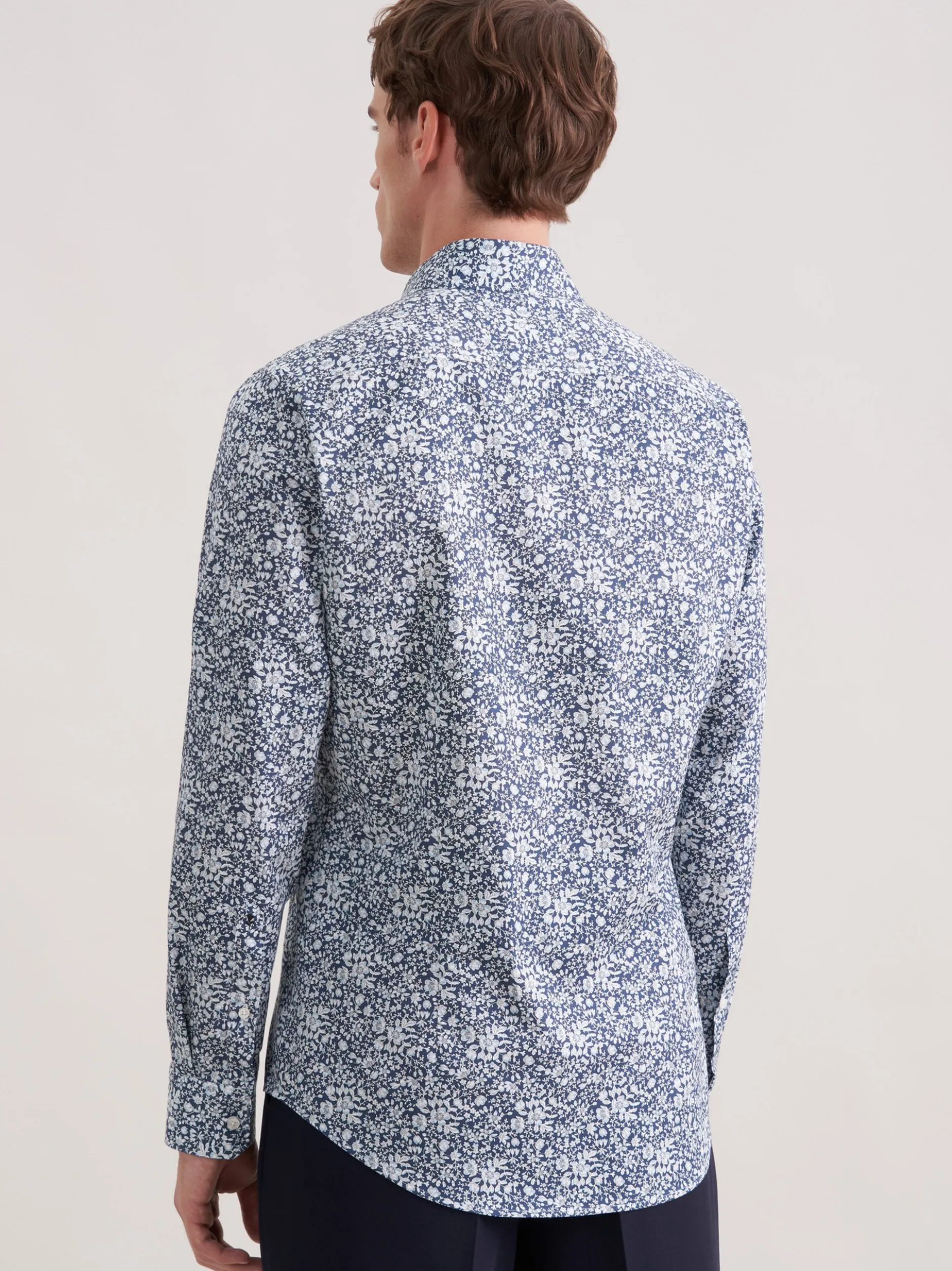 Seidensticker Herren Business Hemd - Shaped Fit in grau