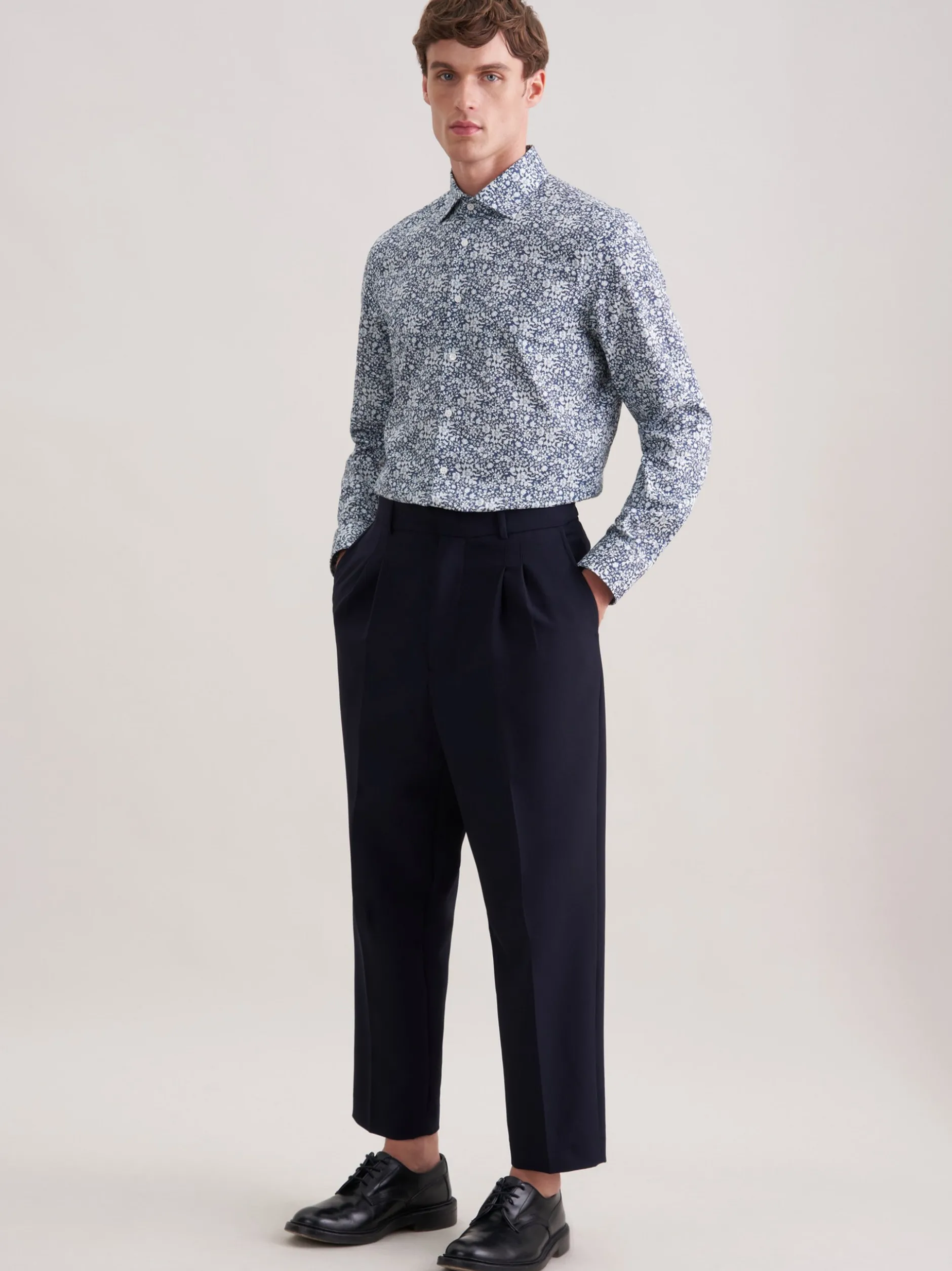 Seidensticker Herren Business Hemd - Shaped Fit in grau
