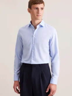 Seidensticker Herren Business Hemd - Slim Fit in hellblau