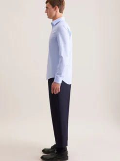 Seidensticker Herren Business Hemd - Slim Fit in hellblau