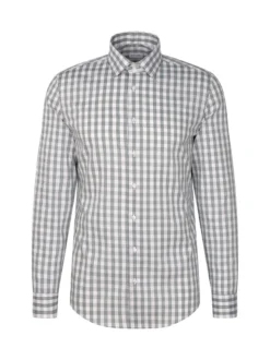 Seidensticker Herren Business Hemd - Slim Fit in grün