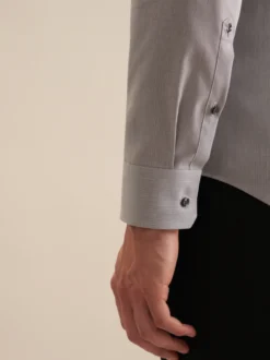 Seidensticker Herren Business Hemd - Slim Fit in grau
