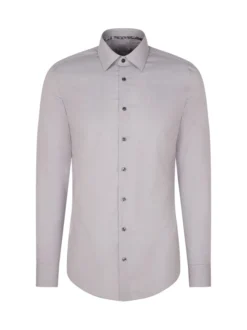 Seidensticker Herren Business Hemd - Slim Fit in grau