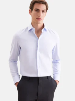 Seidensticker Herren Business Hemd - Slim Fit in hellblau