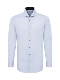 Seidensticker Herren Business Hemd - Regular Fit in blau