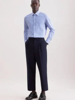 Seidensticker Herren Business Hemd - X-Slim Fit in blau