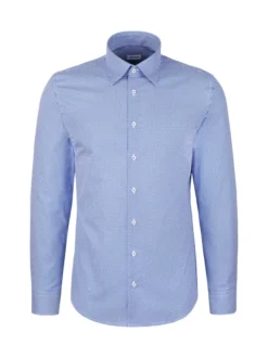 Seidensticker Herren Business Hemd - Slim Fit in blau