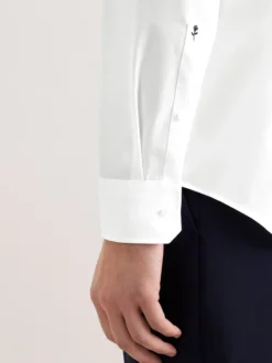 Seidensticker Herren Business Hemd - Shaped Fit in weiß