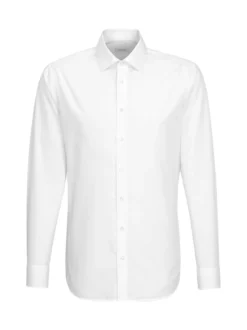 Seidensticker Herren Business Hemd - Shaped Fit in weiß