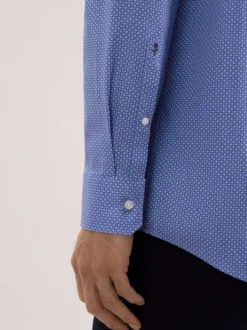 Seidensticker Herren Business Hemd - Regular Fit in blau