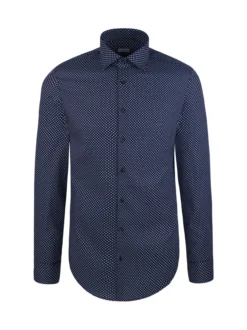 Seidensticker Herren Business Hemd - Slim Fit in blau