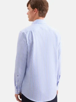 Seidensticker Herren Business Hemd - Regular Fit in blau