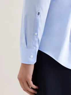 Seidensticker Herren Business Hemd - Slim Fit in hellblau