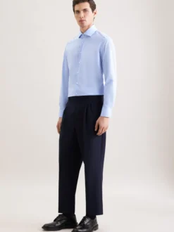 Seidensticker Herren Business Hemd - Slim Fit in hellblau