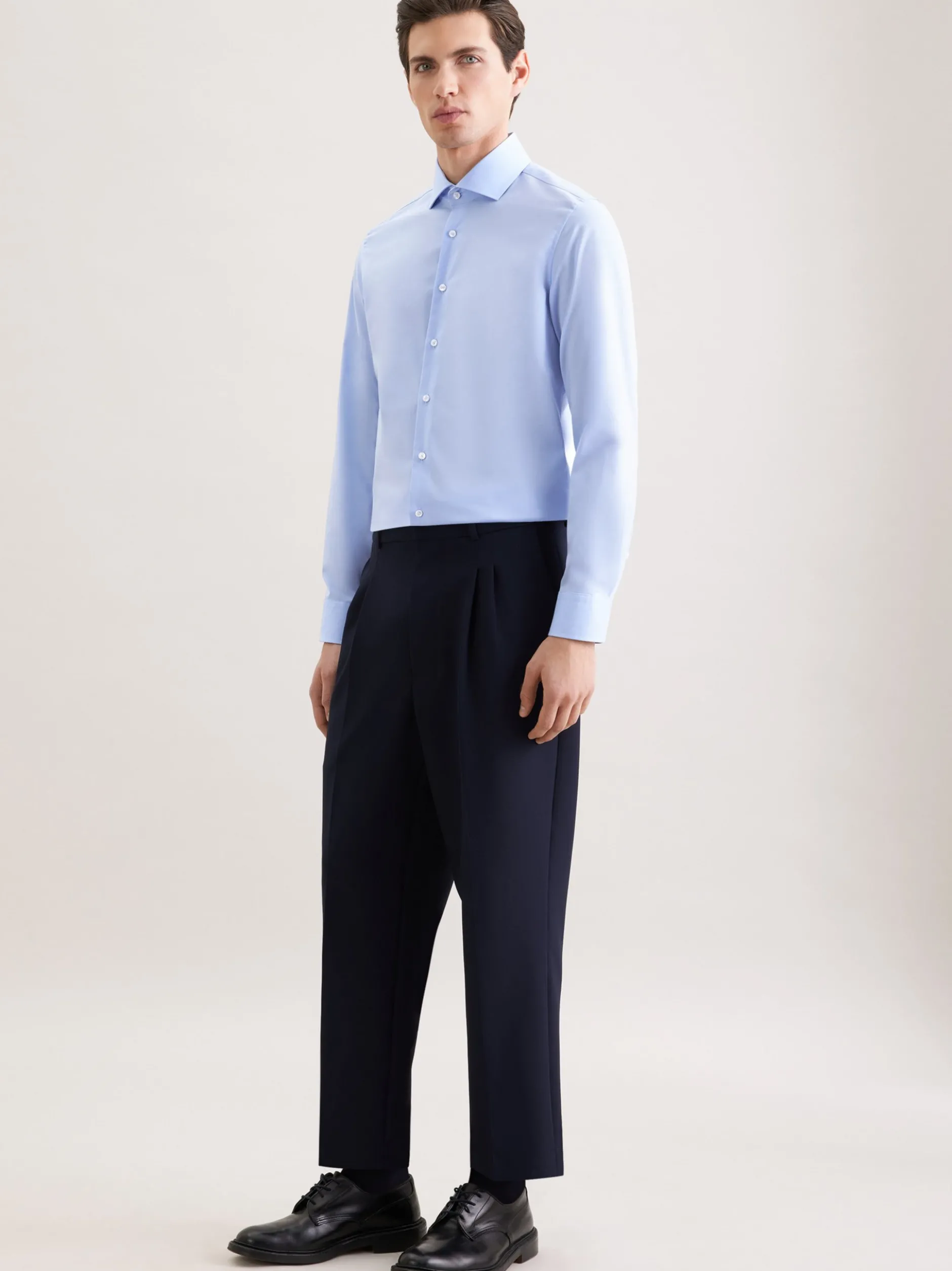 Seidensticker Herren Business Hemd - Slim Fit in hellblau