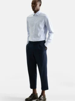 Seidensticker Herren Business Hemd - Shaped Fit in blau