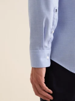 Seidensticker Herren Business Hemd - Shaped Fit in blau