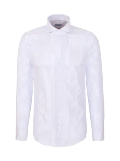Seidensticker Herren Business Hemd - Shaped Fit in blau