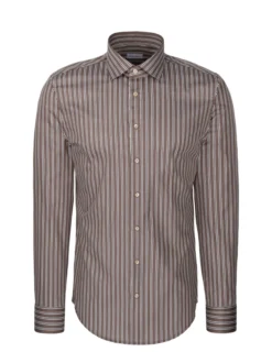 Seidensticker Herren Business Hemd - Slim Fit in braun
