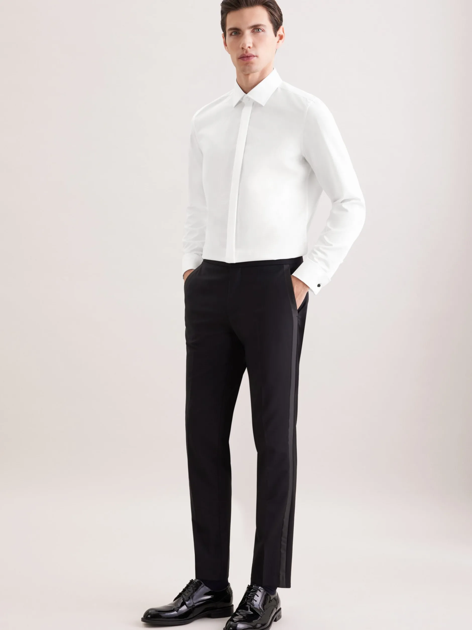 Seidensticker Herren Gala - Shaped Fit in weiß