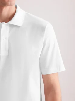 Seidensticker Herren Polo - Regular Fit in weiß