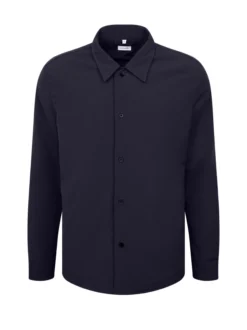Seidensticker Herren Wattiertes Hemd - Regular Fit in blau