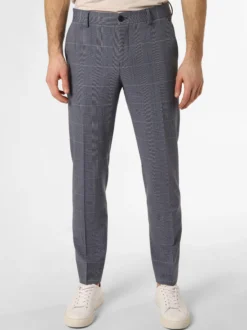 Selected Herren Baukasten-Hose - SLHSlim-Liam in grau blau