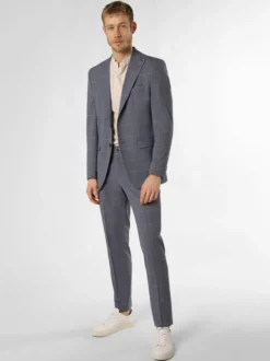 Selected Herren Baukasten-Hose - SLHSlim-Liam in grau blau