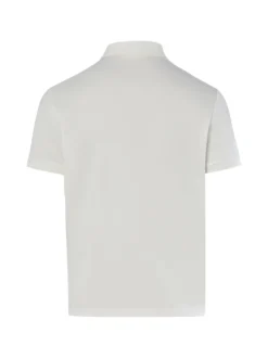 Selected Herren Poloshirt in ecru - Ärmel: kurzarm
