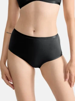 sloggi Damen High Waist Panty - 9er Pack GO Daily Cotton in schwarz