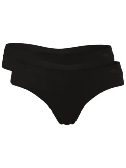 sloggi Damen Hipstrings im 2er-Pack - Zero in schwarz