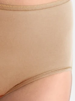 sloggi Damen Midi Slip - 9er Pack 24/7 Cotton in beige