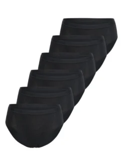sloggi Damen Midi Slip - 6er Pack GO Casual in schwarz