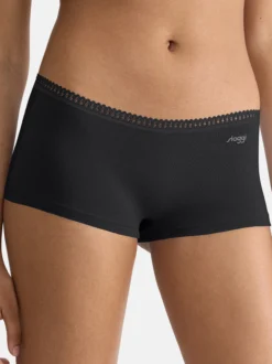 sloggi Damen Short Slip - 9er Pack GO Crush in schwarz