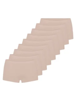 sloggi Damen Short Slip - 9er Pack GO Daily Cotton in beige