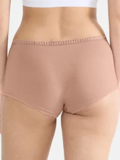 sloggi Damen Short Slip - 3er Pack GO Crush in braun