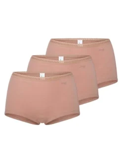 sloggi Damen Short Slip - 3er Pack GO Crush in braun