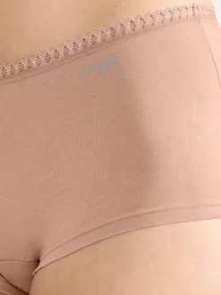 sloggi Damen Short Slip - 3er Pack GO Crush in braun