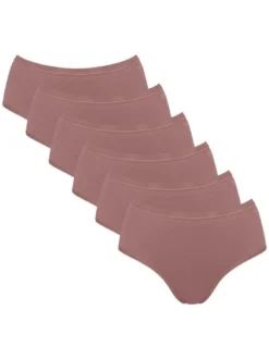 sloggi Damen Slip 6er Pack in braun
