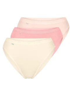 sloggi Damen Tai Slip - 3er Pack Basic+ in rosa