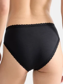 sloggi Damen Tai Slip - 9er Pack 24/7 Cotton Lace in schwarz